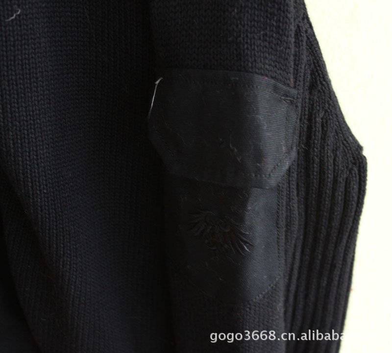 【春秋冬季保暖拉链<em>开衫</em>立领<em>黑色男装</em>毛衣<em>外套</em>