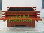 供应秦皇岛STH3007花园花箱&防腐木花箱&园艺花箱&美观实用