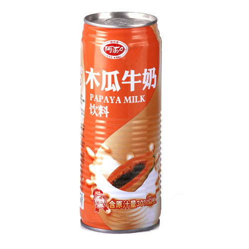 阿莎力台湾水果饮料 木瓜牛奶500ml图片,阿莎