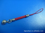 供应旭瀚皇冠头手机绳 铃铛吊绳 松叶绳 PVC挂饰 各种挂绳