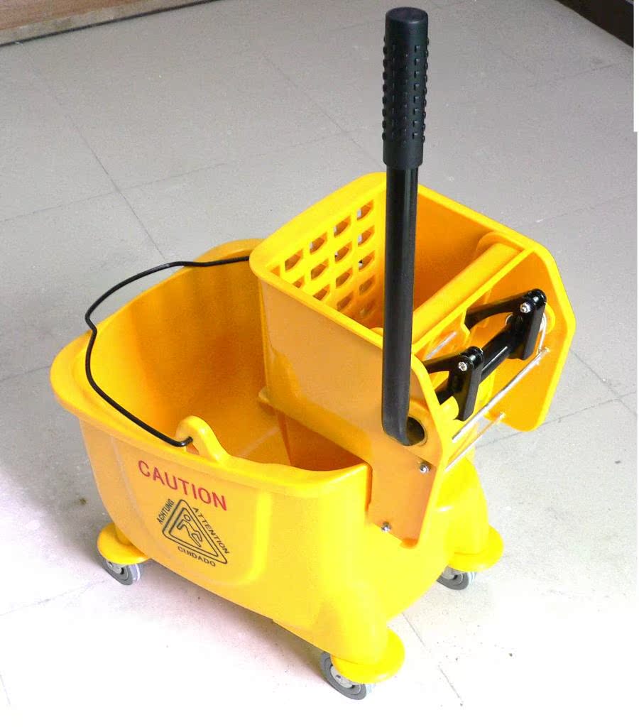 【32L轻便式柞水车 墩布车宾馆保洁清洁榨水车