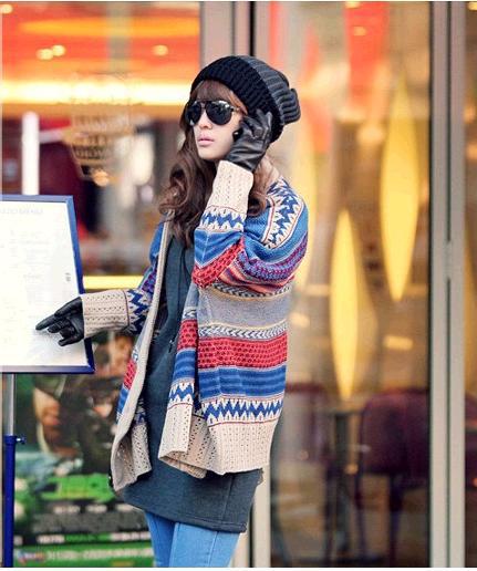 【2011<em>新款</em>秋冬装 <em>蝙蝠袖</em>大码<em>复古</em>针织<em>开衫毛</em>