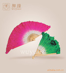 舞缘舞蹈用品厂家直销WS1013 1尺好真丝扇/舞蹈扇子/跳舞扇子