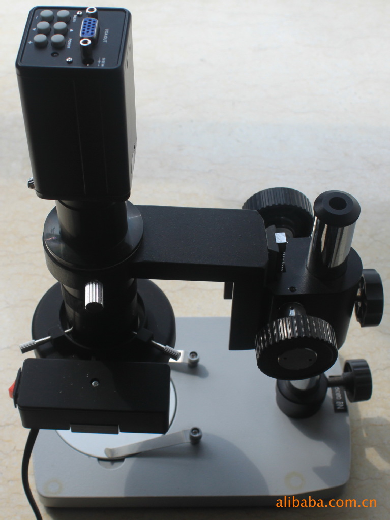 带四组可移动十字线VGA接口视频显微镜相机