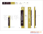 住宅小区标志牌,小区物业导向牌,小区指示牌。