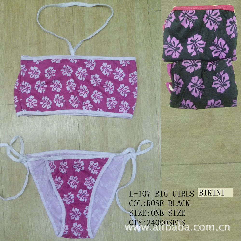 L-107 BIG GIRLS BIKINI