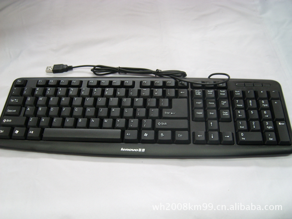 【联想 K201 防水精巧键盘 PS\/2\/USB接口 len
