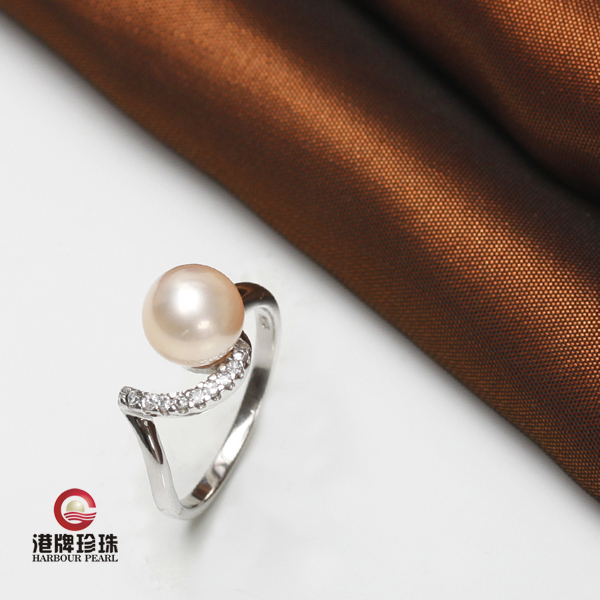 【RS0021-122 925纯银淡水珍珠戒指】价格,厂