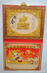 大号双色框择吉日历 工艺挂历 促销挂历 广告挂历