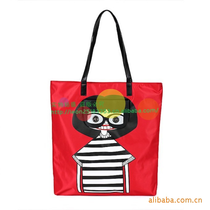 2012新款 丑娃 帆布包 大眼<em>妹包包</em> 竖款丑娃包