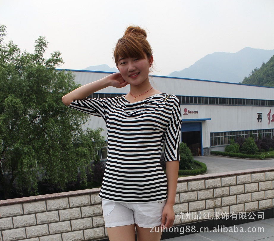 夏装<em>女上衣短袖</em>批发 - 杭州最红服饰有限公司 