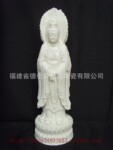 【典尚堂】14寸三面观音佛像陶瓷佛教用品香炉法器观音菩萨