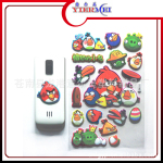 【厂家直销】2011新款时尚手机泡泡贴纸 手机贴纸卡通 TZ022