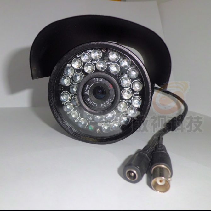 夏普芯片红外枪机1\/4SHARP CCD 420线监控