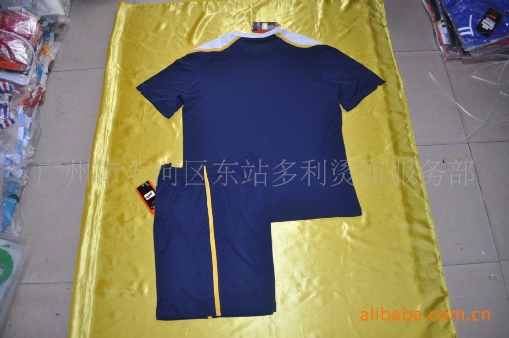 2012最新足球服训练套装--2004深蓝色 - 2012