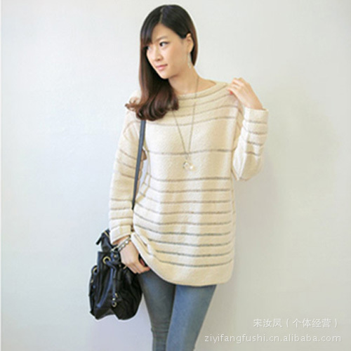 2011秋冬新款<em>打底毛衣批发</em> 实拍一字领反底做