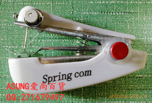 销 便携手压式家用小型袖珍迷你手动缝纫机】