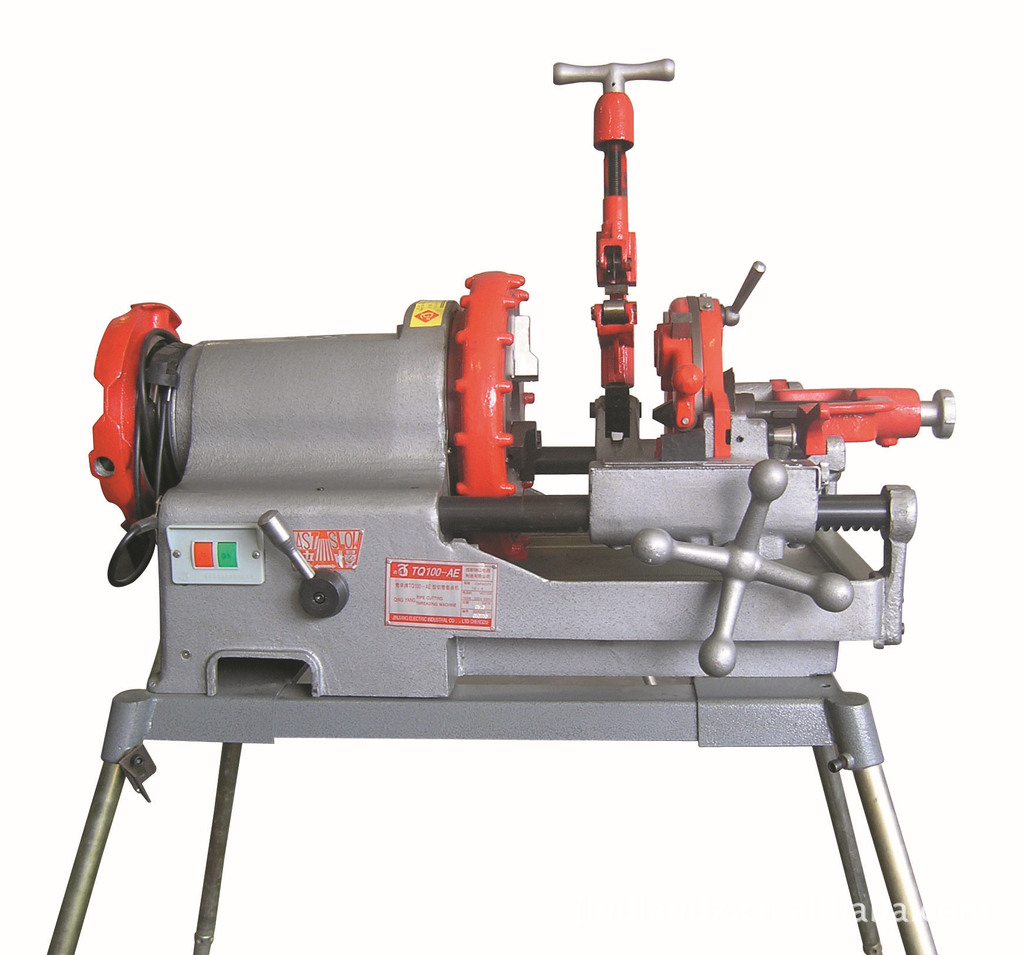青羊牌套丝机 tq100-ae/cg pipe threading machine 厂家直销