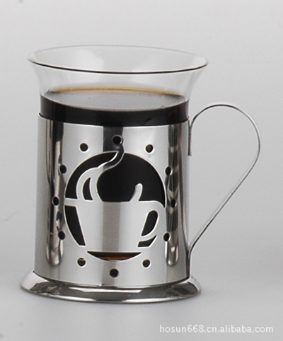 茶杯/不銹鋼玻璃杯，供應精致禮品茶、咖啡杯200ML