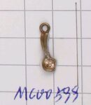 供应铜配件、加工铜配件、厂家直销铜配件 镶桃色锆石吊坠\项坠