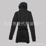 【原单长款毛衣带帽外套】女装毛衫 休闲帽衫 日韩女装批发