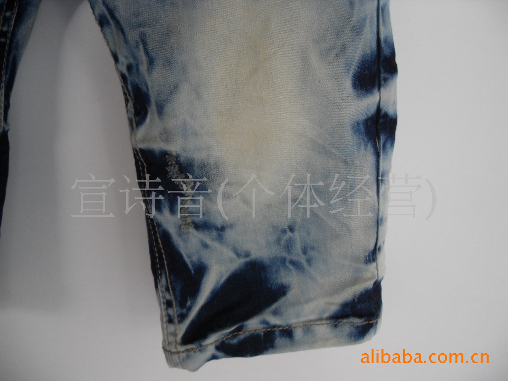 【高档精品夏款男童卡通小子牛仔<em>马裤</em> 酷吧】