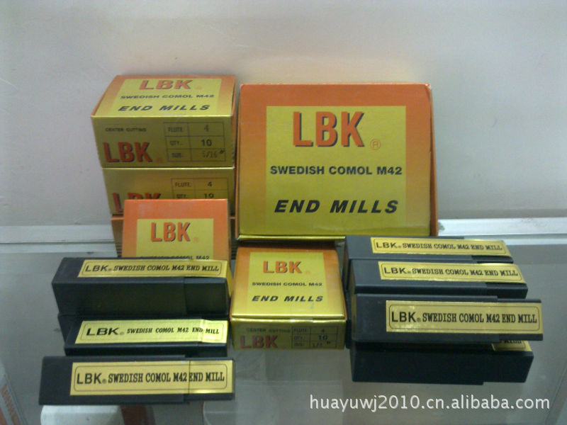 经销台湾SUS钻头、美国LBK铣刀、俄罗斯FU
