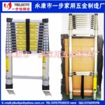 铝合金梯子伸缩梯3.8米,家用梯子/竹节梯(全铝-塑料件铝质)
