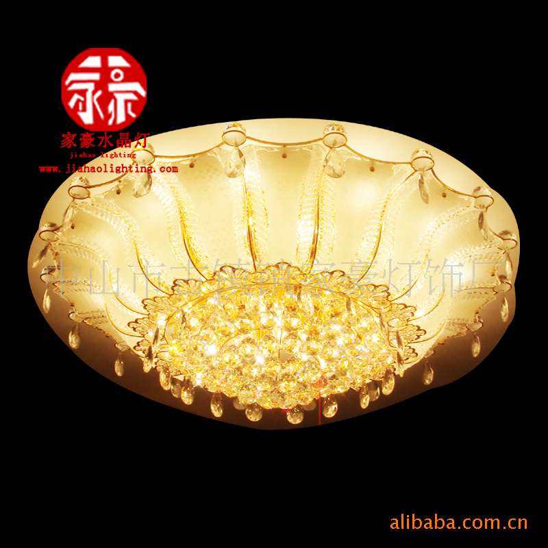 出厂价批发 吸顶水晶灯 高档水晶灯 古镇家豪图