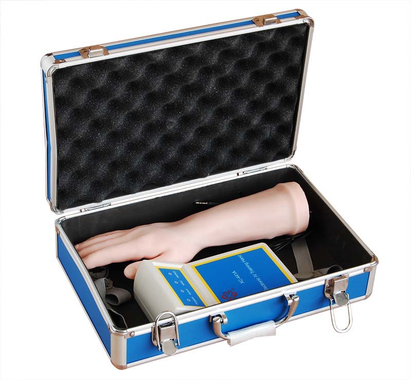 医药教学器材-手部静脉穿刺训练模型(静脉有时