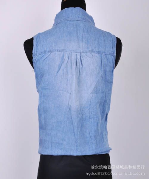 【批发2012夏装可爱<em>女款</em>坎<em>袖马夹</em> 新款<em>韩版</em>金