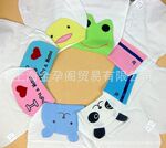 千趣会垫背双层纱布吸汗巾/汗垫巾 四层标准吸汗垫/垫背巾 两条装
