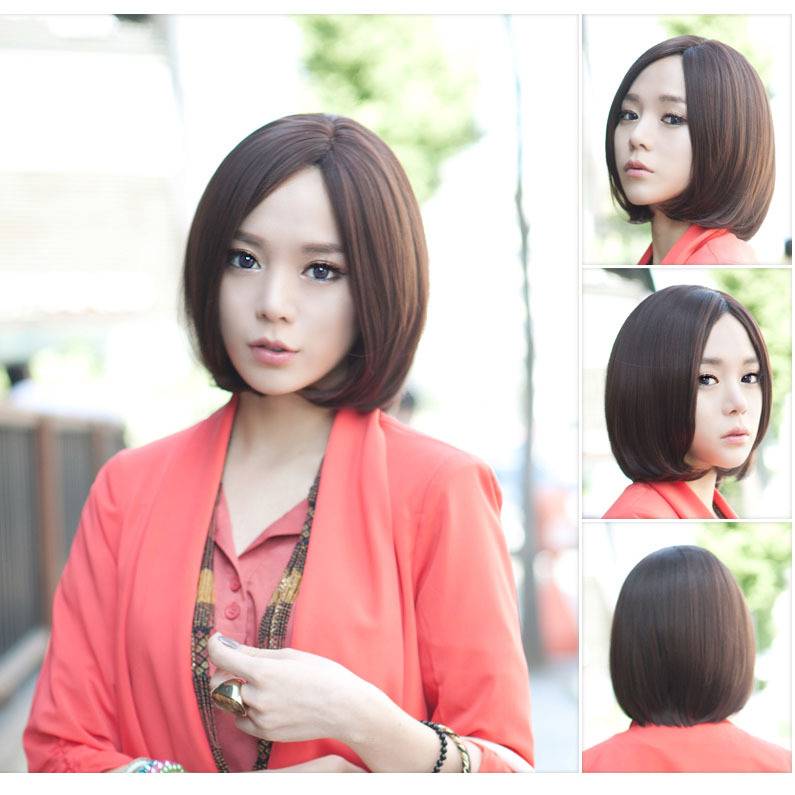 艾丝假发 <em>中分</em>刘海 <em>中分发型</em>假发 <em>女生</em>假发 BO
