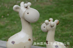 混批母子鹿陶瓷工藝品*戶外公園裝飾*迷失的小鹿套裝 A-016