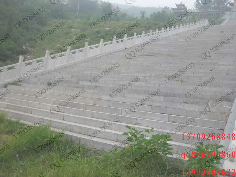 厂家直销草白玉栏杆、大型斜坡草白玉栏杆,草