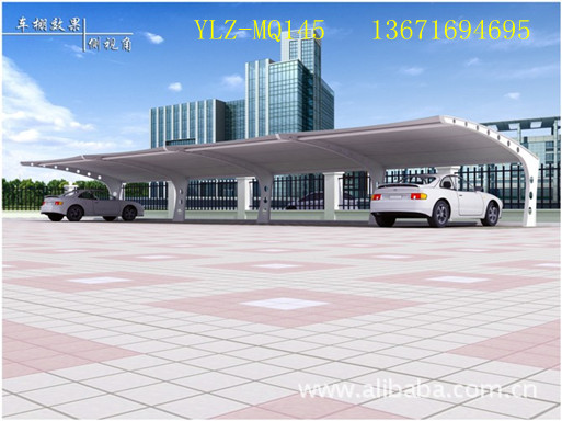 2012优质 膜结构汽车车棚 国外生产工艺 原厂定