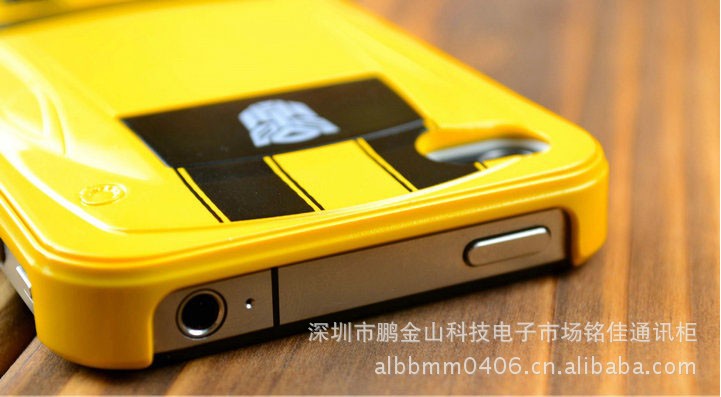 【VIVA iPhone4 4S手机壳 立体大黄蜂跑车外壳