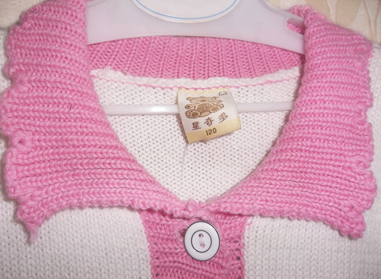 原单外贸毛衣线衣 <em>女童棉线开衫</em>毛衣 低价批发