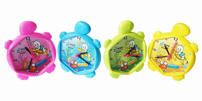 甜橙钟点学习器-儿童学时钟卡-时间教学玩具-早