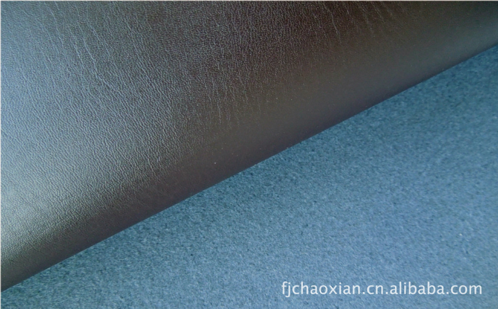 【热销 人造革不同厚度pu贴面太空革 用于鞋、