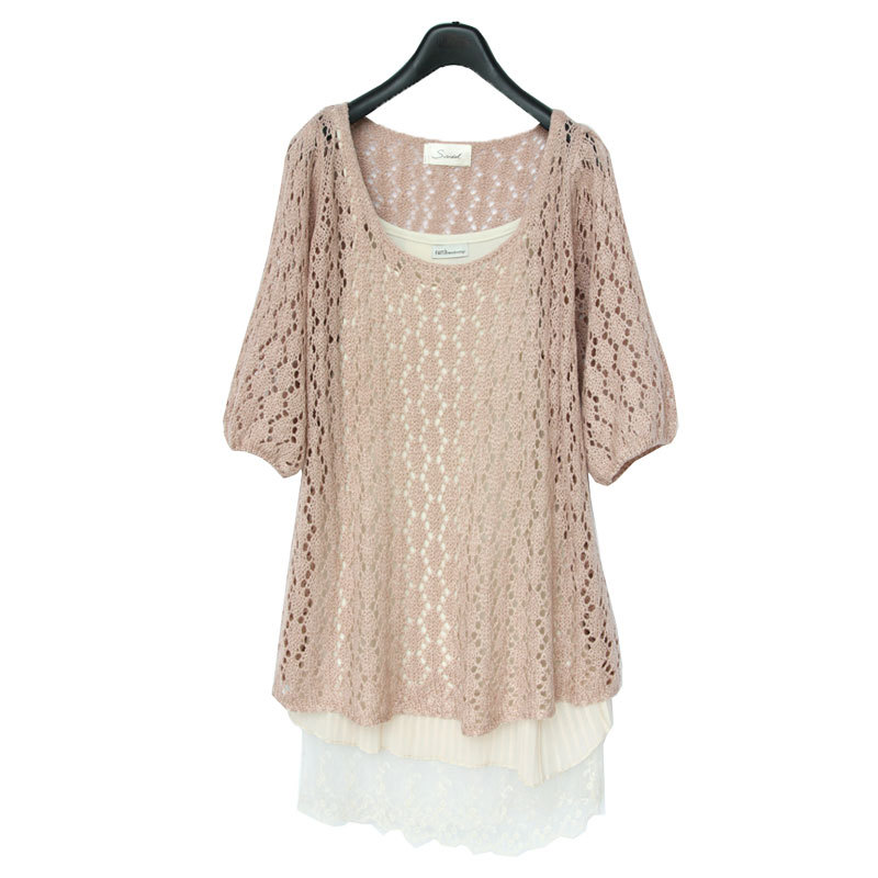 秋装新款 欧美女装 镂空花<em>毛衣宽松</em>型 <em>批发</em>XS