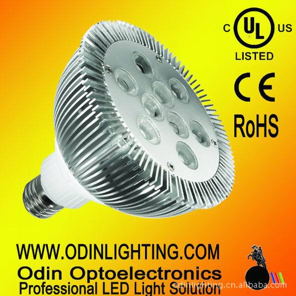 UL/Cul ecoxotic led par30 par38 pse color 12x1w