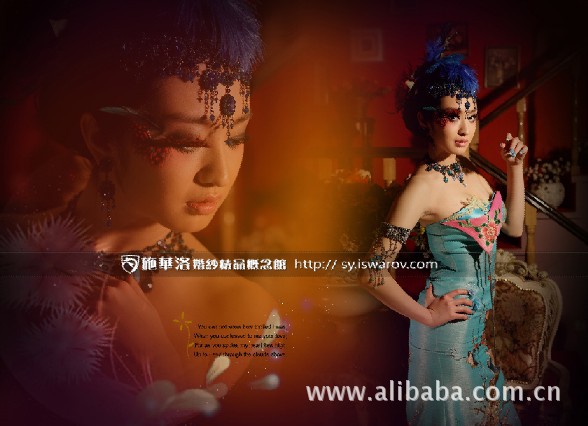 华洛婚纱婚纱】推荐优雅性感风情旗袍<em>艺术照</em>_