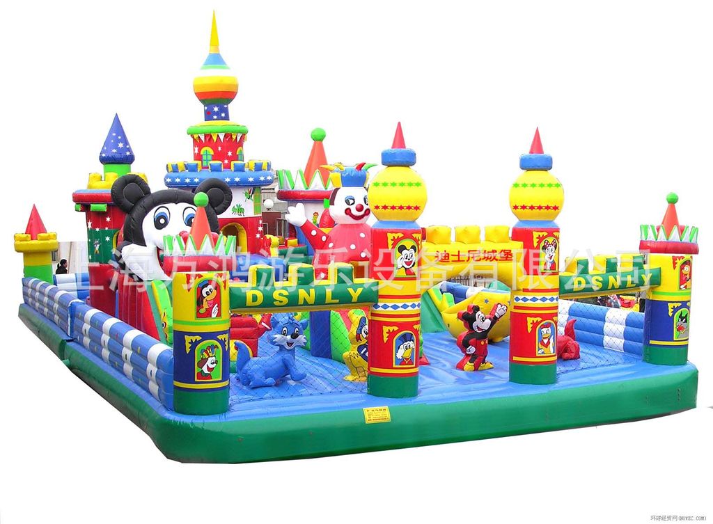 迪士尼儿童乐园充气城堡 儿童欢乐园 充气城堡