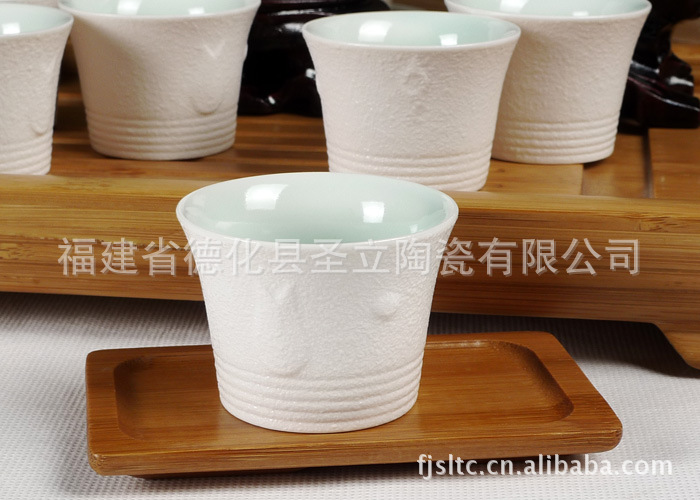 厂家直销 定窑茶具 玉雪玲珑 耕耘套组 高档陶瓷礼品 陶瓷礼品
