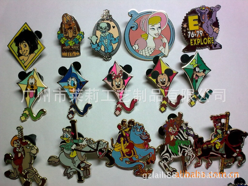 香港迪士尼徽章 旅游纪念促销礼品 周年庆典新
