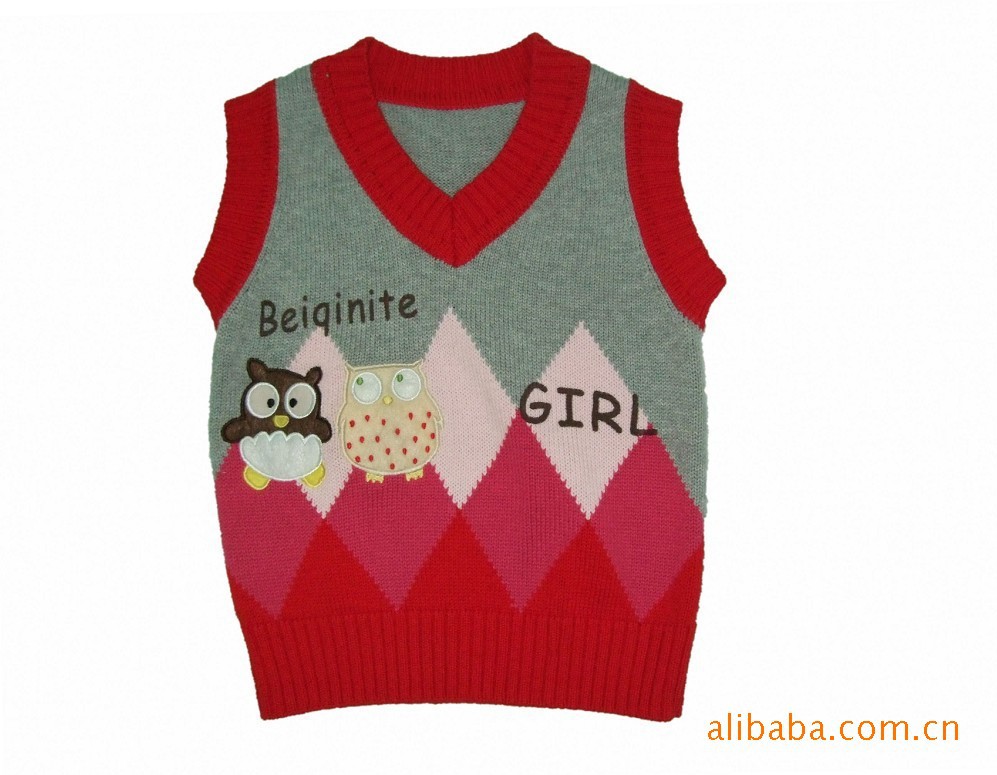 最新日<em>含版</em>时尚女童纯棉<em>毛衣</em> 厂家加工定制图
