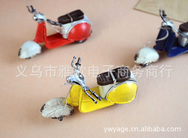 【小额批发,迷你平板小摩托 铁艺工艺品】价格