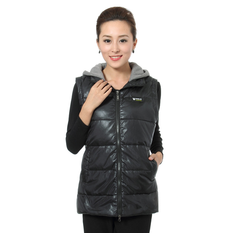 【冬款女式中<em>长款</em>女式<em>马甲</em> <em>中年女款</em>时尚羽绒