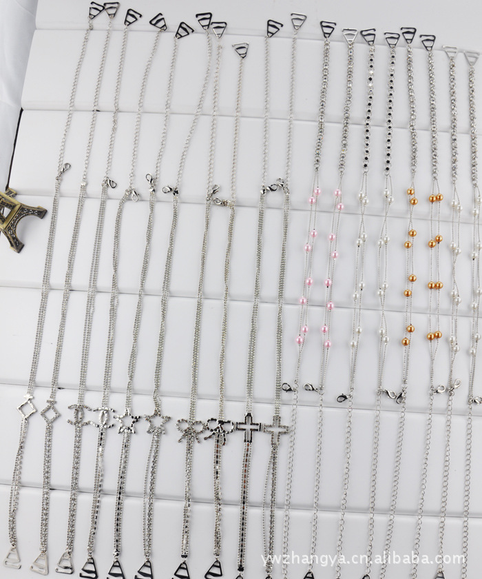 <em>时尚</em>韩版潮流水钻金属肩带<em>文胸带</em>图片,<em>时尚</em>韩